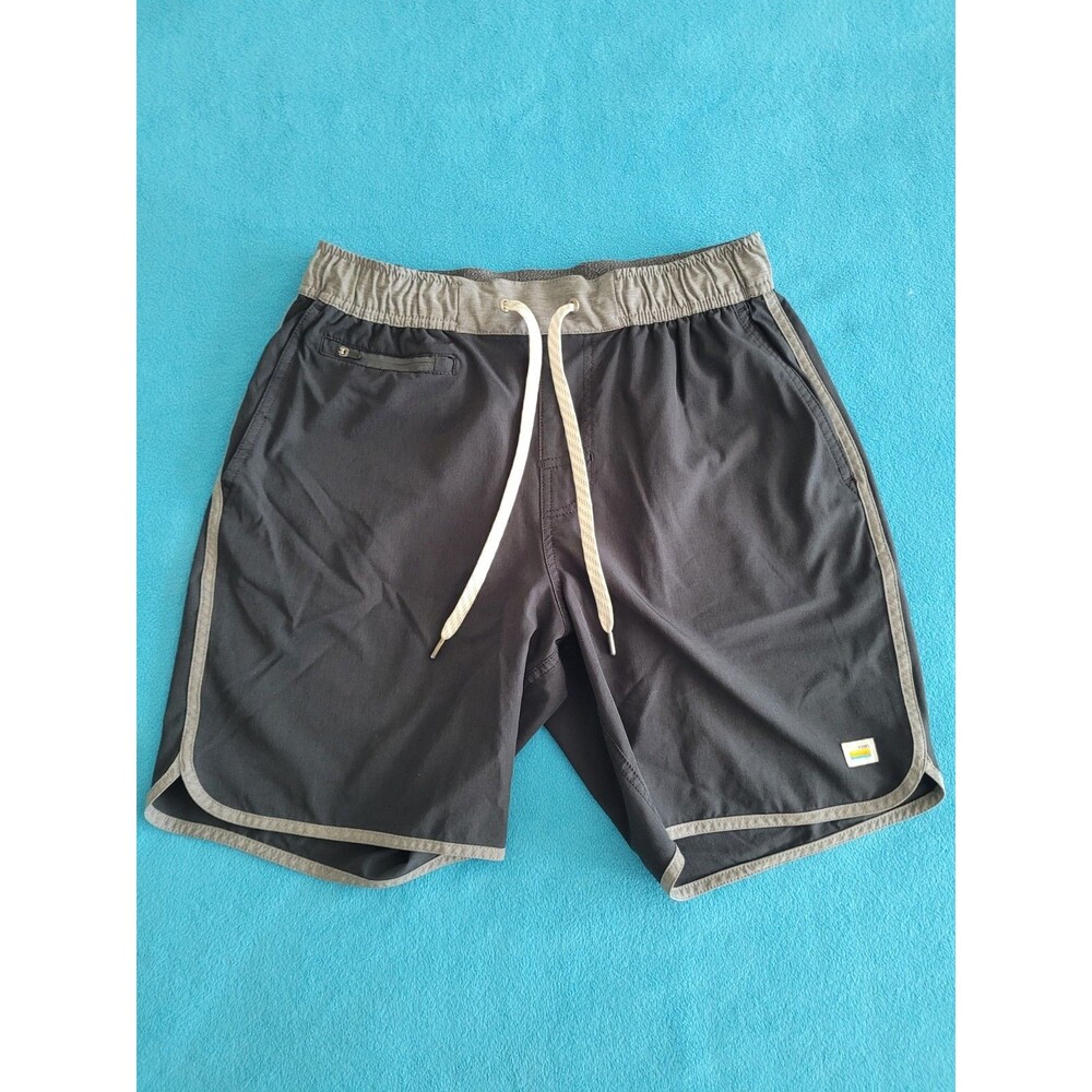 Vuori Banks Shorts 7" Mens Small Black Athletic Performance Running Workout V330